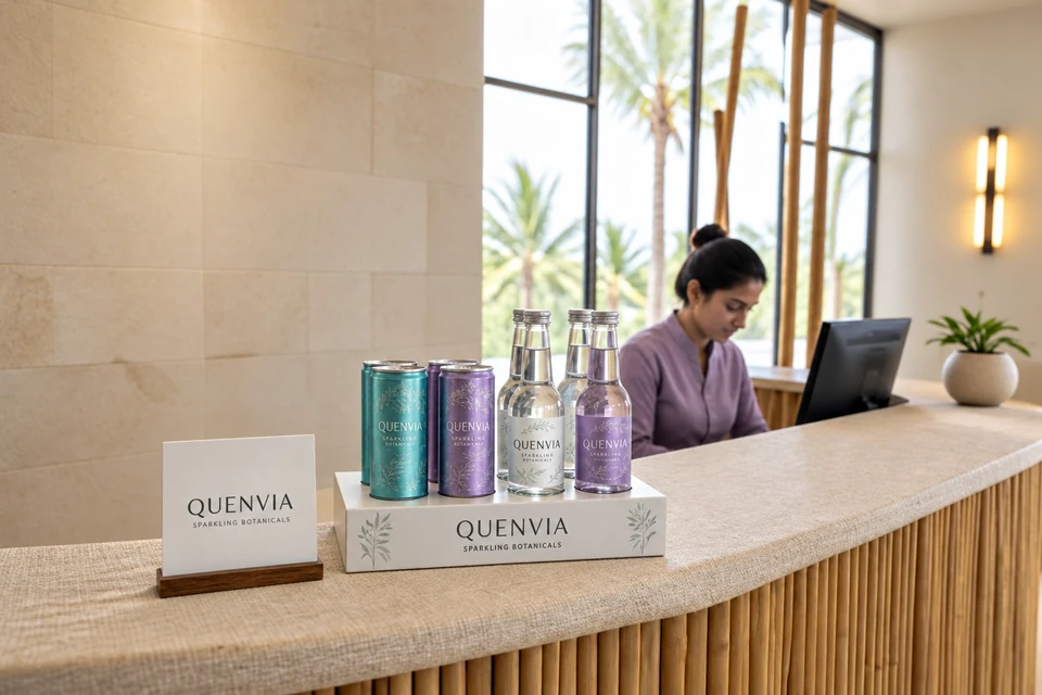 Illustrative brands campaign using product showcases in an Indian outlet
